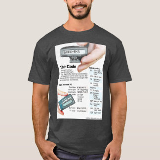 T-shirt Codes de pagager