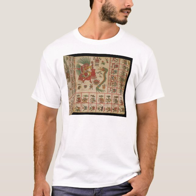 T-shirt Codex aztèque Borbonicus (Devant)