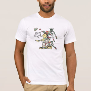 T-shirt Codex aztèque montrant quelqu'un parlant