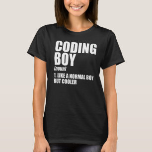 T-shirt Coding Boy Definition Noun Software Developer Prog