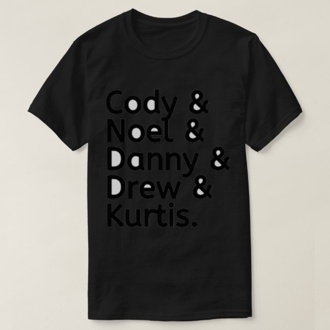 T-shirt Cody Ko Noel Miller Danny Gonzalez Drew Gooden Kur (Design devant)