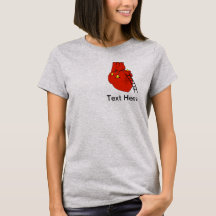 T-shirt Coeur