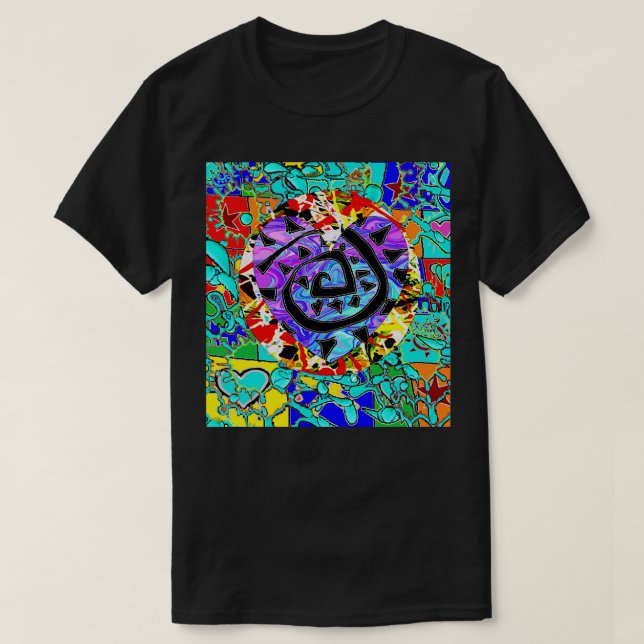 T-shirt Coeur abstrait 1 (Design devant)