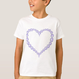 T-shirt Coeur Amethyst Gem