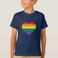 Coeur arc-en-ciel