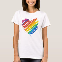 Coeur arc-en-ciel
