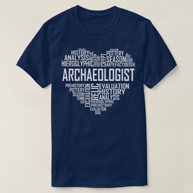 T-shirt Coeur archéologue (Design devant)