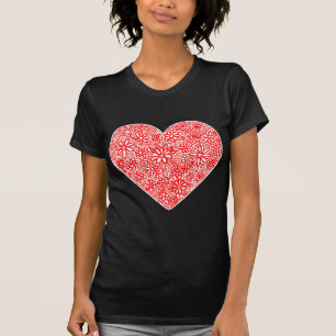T-shirt Coeur assemblé