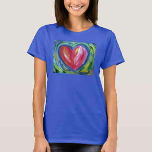 T-shirt Coeur avec l'espoir Peinture amour personnalisé Ar