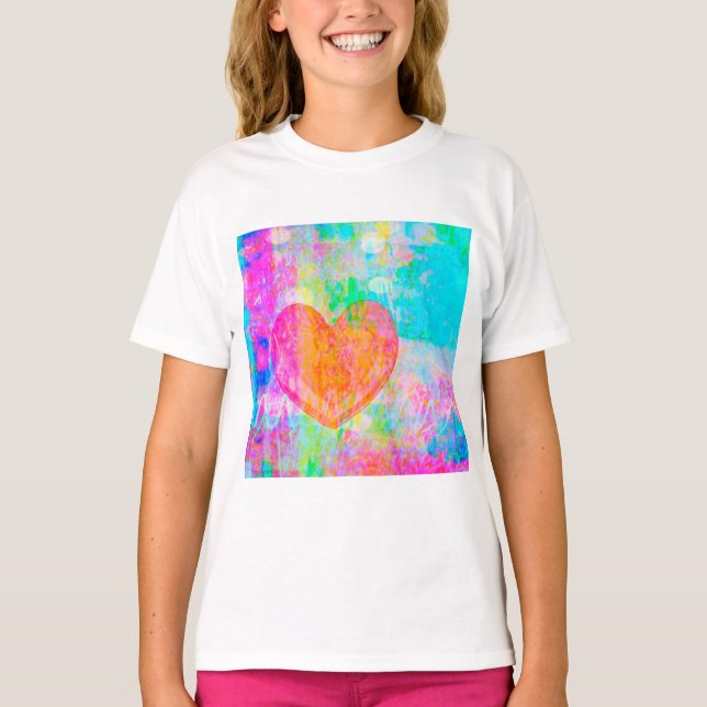 T-shirt Coeur Boho (Devant)