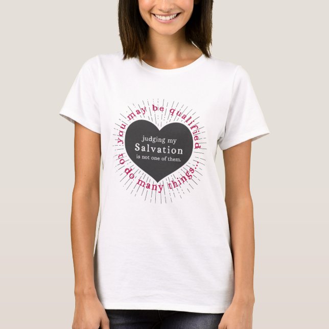 T-shirt Coeur brillant (Devant)