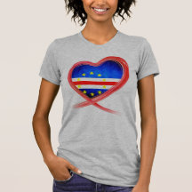 T-shirt Coeur Cabo Verde Bow