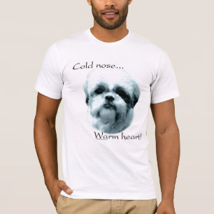 T-shirt Coeur chaud de nez froid de Shih Tzu