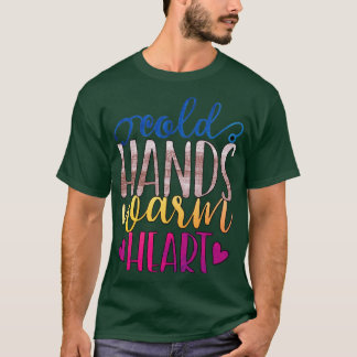 T-shirt Coeur chaud des mains froides