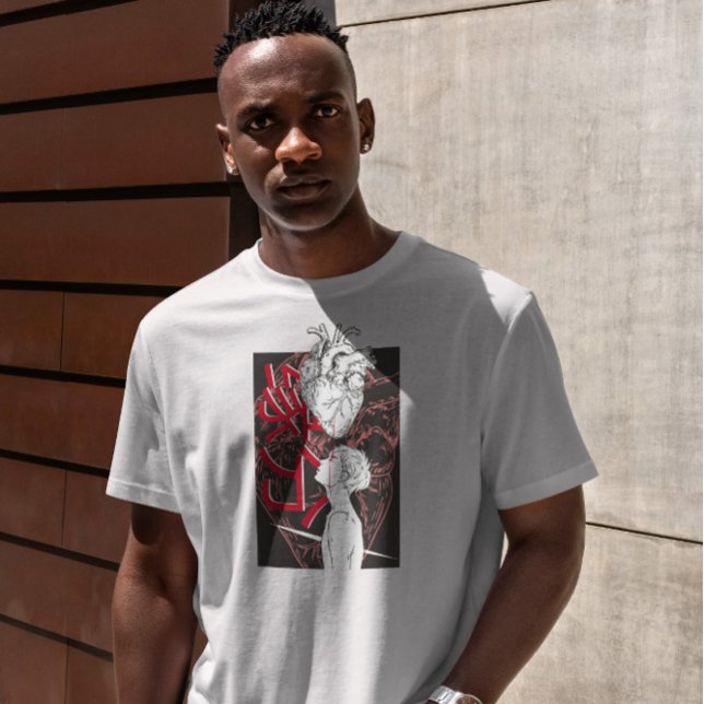 T-shirt Coeur chinois Yuanfen (Créateur téléchargé)