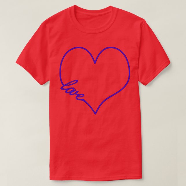 T-shirt Coeur d'amour 2 (Design devant)
