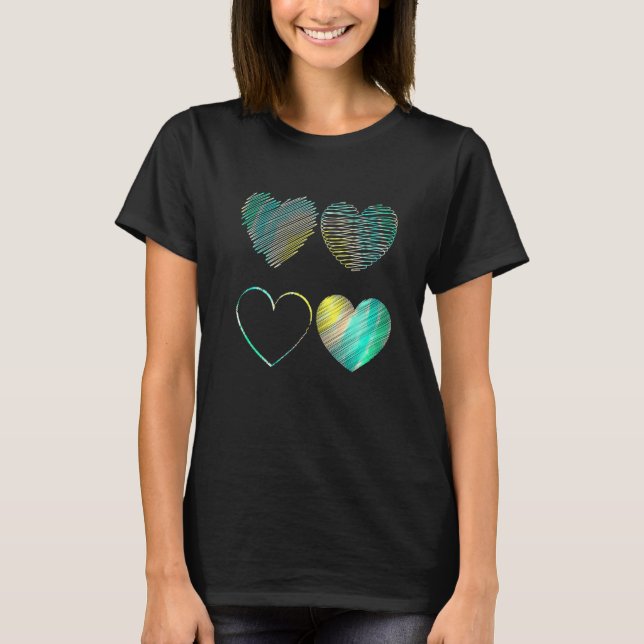 T-shirt Coeur d'amour 6 (Devant)