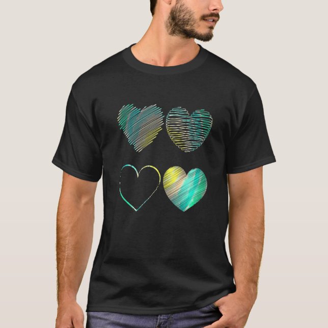 T-shirt Coeur d'amour 6 (Devant)