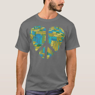 T-shirt Coeur d'amour et de paix