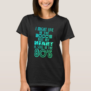 T-shirt Coeur dans les années 80