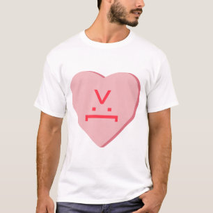 T-shirt Coeur de bonbons - Visage diabolique