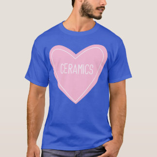 T-shirt Coeur de céramique