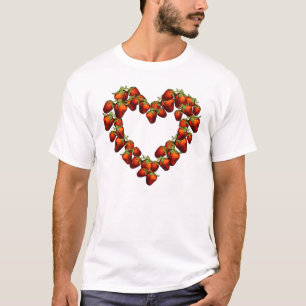 T-shirt Coeur de fraise