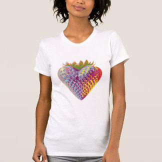 T-shirt Coeur de fraise Iridescente