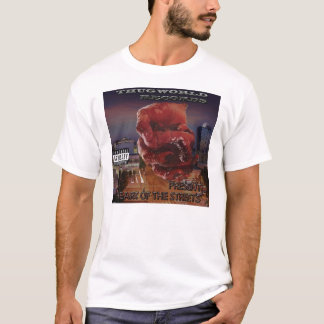 T-shirt Coeur de la chemise des hommes de rues