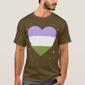 T-shirt coeur de la fierté des femmes