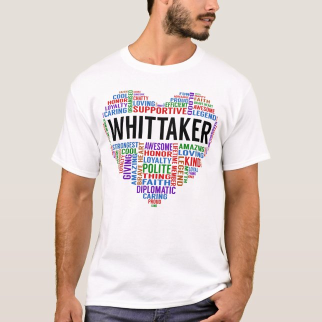 T-shirt Coeur de légende WHITTAKER (Devant)