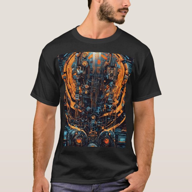 T-shirt Coeur de machine Futurepunk (Devant)
