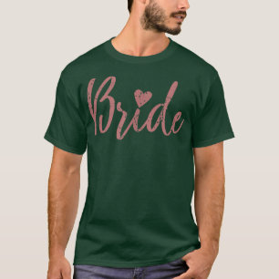 T-shirt Cœur de mariée Mignonne Demoiselle d'honneur Enter