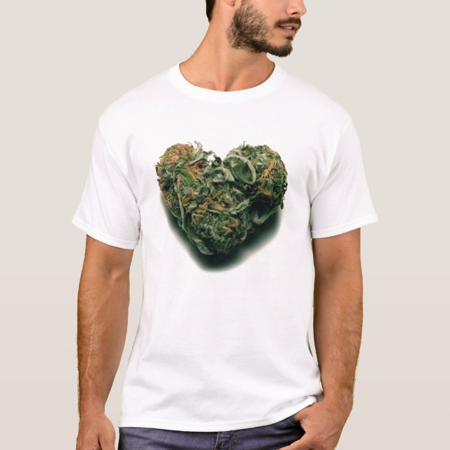 T-shirt coeur de mauvaise herbe (Devant)