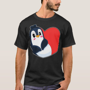 T-shirt Coeur de pingouin