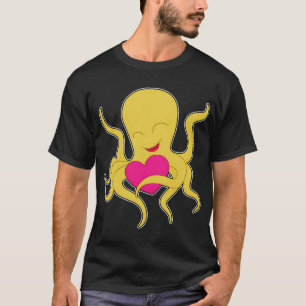 T-shirt Cœur de poulpe