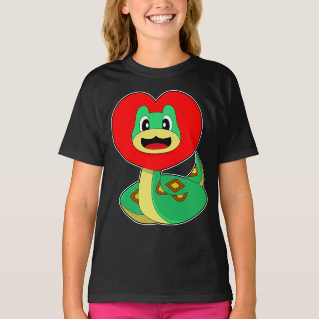 T-shirt Coeur de serpent (Devant)