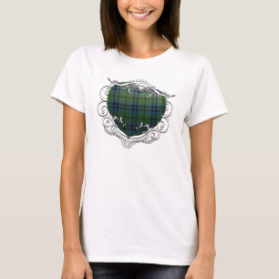 T-shirt Coeur de tartan de Keith