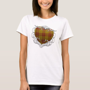 T-shirt Coeur de tartan de MacMillan