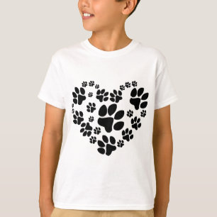 T-shirt Coeur des pattes