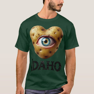 T-shirt Coeur des yeux Idaho