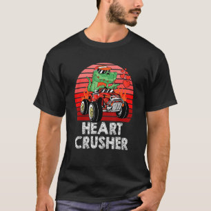 T-shirt Coeur Dinosaure Croiseur Valentines Jour T-Rex équ