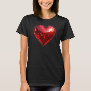 T-shirt Coeur Disco
