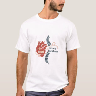 T-shirt Cœur doux, colonne vertébrale forte