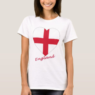 T-shirt Coeur du drapeau anglais