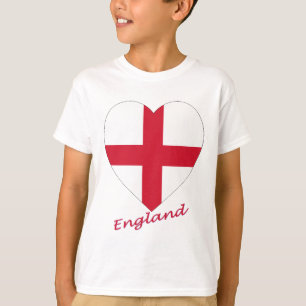 T-shirt Coeur du drapeau anglais