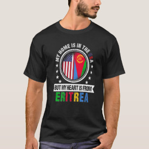 T-shirt Coeur du drapeau salvadorien américain El Salvador