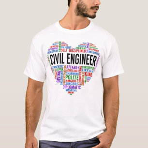 T-shirt Coeur du génie civil