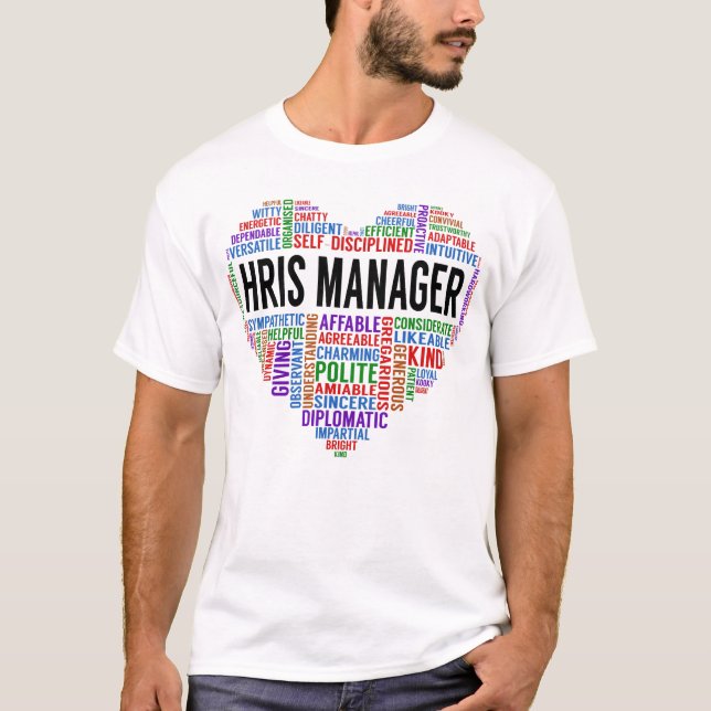 T-shirt Coeur du gestionnaire de l'ISH (Devant)