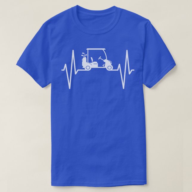 T-shirt Coeur du panier de golf (Design devant)
